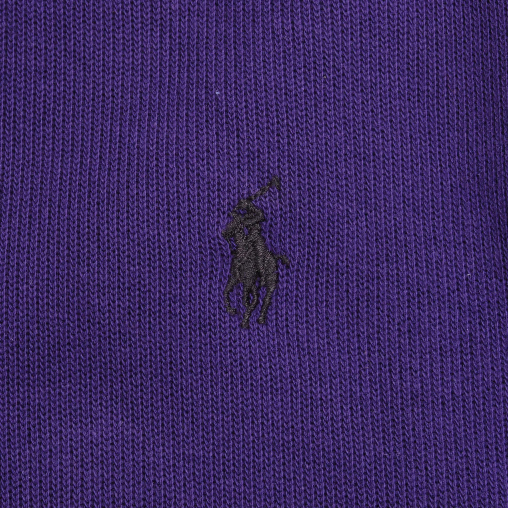 VINTAGE RALPH LAUREN PURPLE QUARTER ZIP SWEATER MEDIUM 1990S MADE IN USA