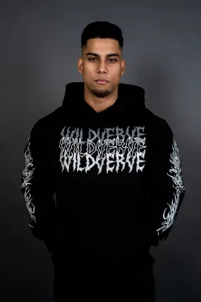 WINGED VERVE IMPACT HOODIE (BLACK GREY)