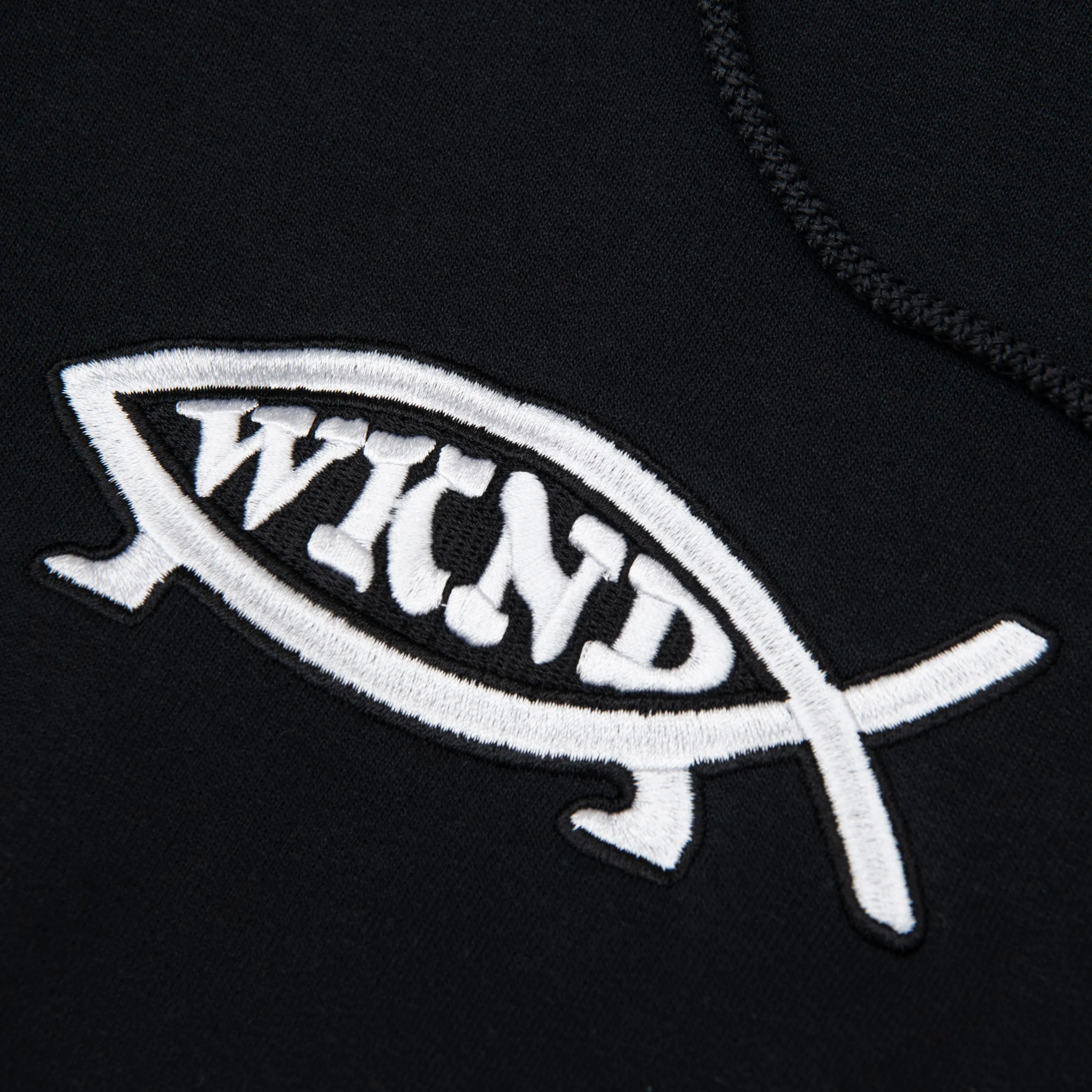 WKND EVO FISH HOODIE BLACK