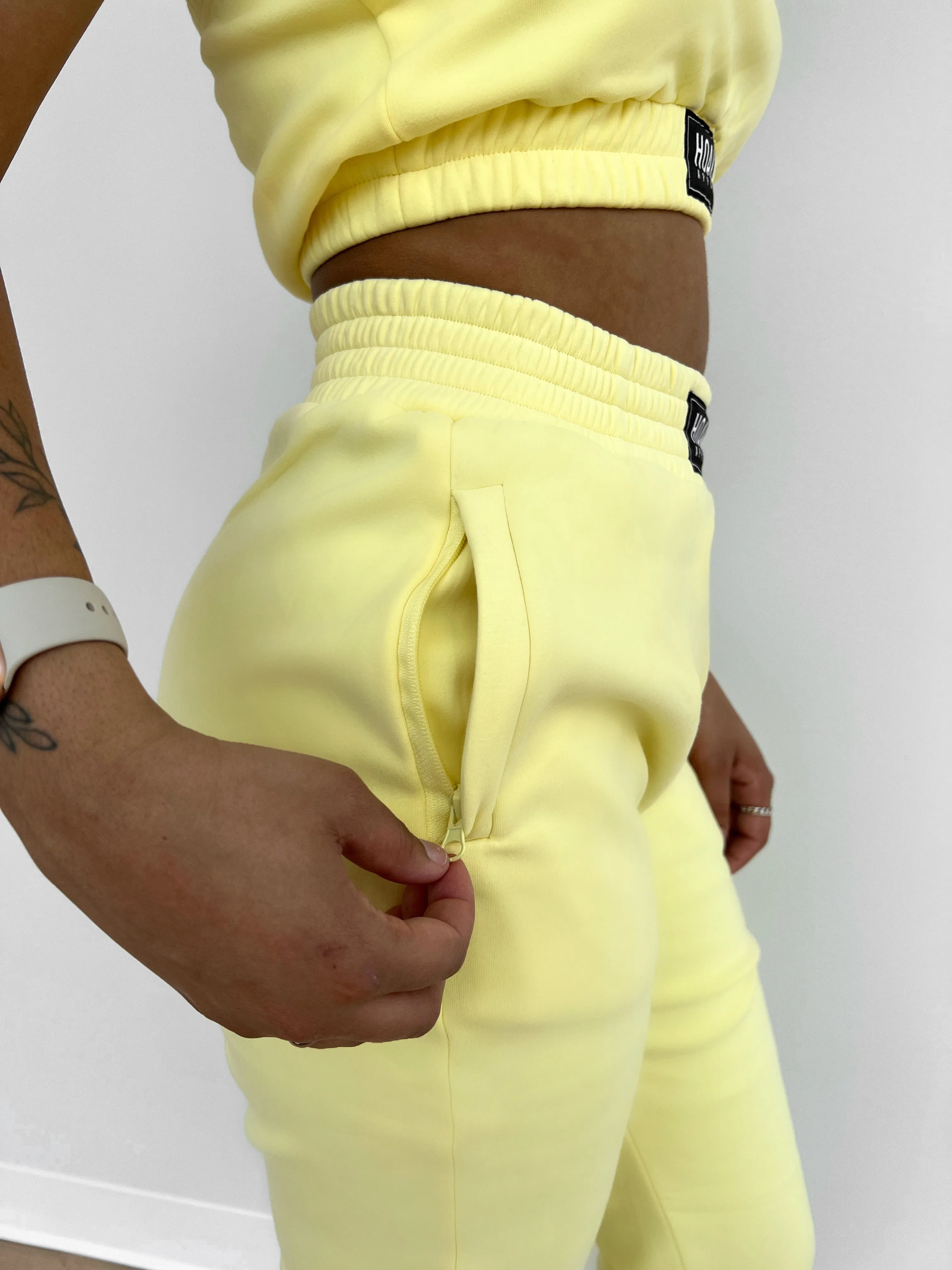 Yellow Comfy Joggers - Final Sale